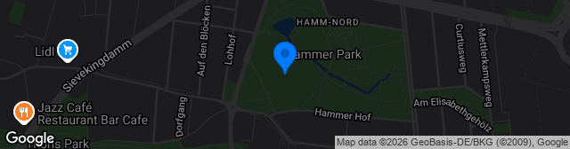 Map showing Hammer Park Stadion