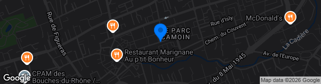 Map showing Stade Antoine de Saint-Exupéry