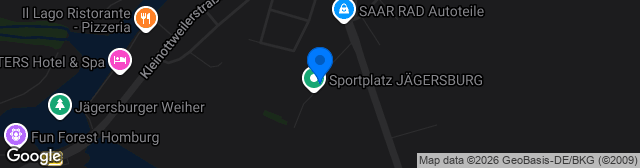 Map showing Alois-Omlor-Sportpark