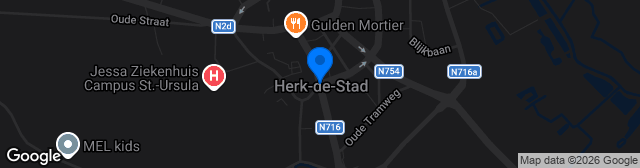 Map showing Maurice Baens Stadion