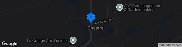 Map showing Terrein de Chastre