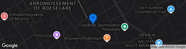 Map showing Rodenbachstadion