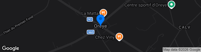 Map showing Complex sportif, Oreye
