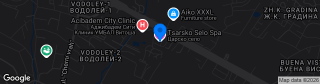 Map showing Tsarsko selo Complex