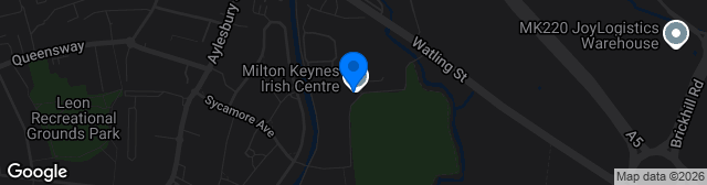 Map showing The Irish Centre