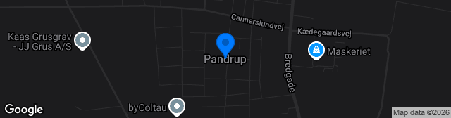 Map showing Sparekassen Danmark Arena