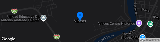 Map showing Estadio 14 de Junio