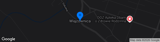 Map showing Stadion Gminny Wiązownica