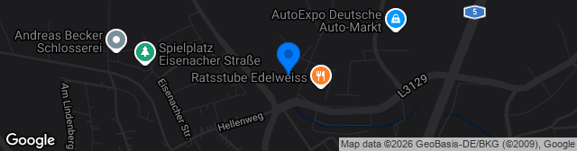 Map showing Sportplatz Steinbach