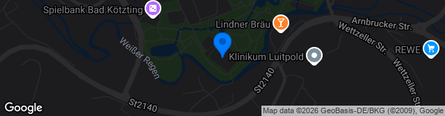 Map showing Stadion am Roten Steg