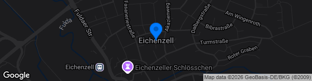 Map showing Rasenplatz 2 Eichenzell