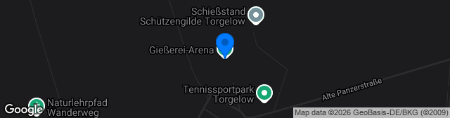 Map showing Gießerei-Arena Kunstrasen