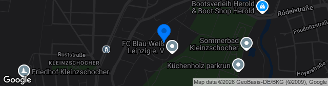 Map showing Stadion der Freundschaft Feld 1
