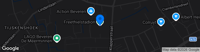 Map showing Freethielstadion