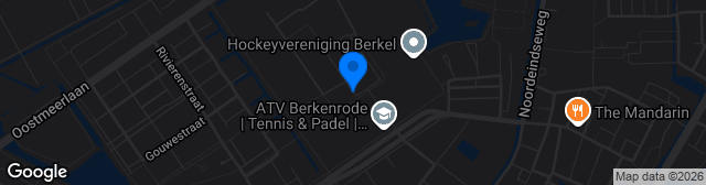 Map showing Sportpark Het Hoge Land Veld 1 Berkel