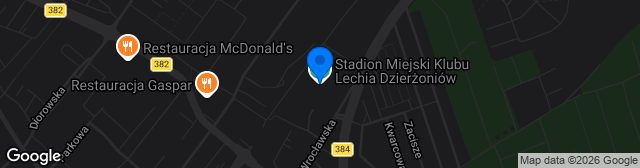 Map showing Stadion im. Jerzego Michałowicza