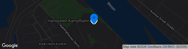 Map showing BZA Hanseaten-Kampfbahn