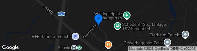 Map showing Waldstadion