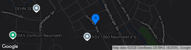 Map showing Stadion am Deininger Weg