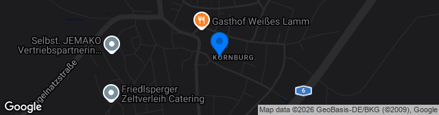 Map showing Sportanlage TSV Kornburg