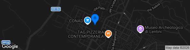 Map showing Stadio Comunale Angelino Nobile