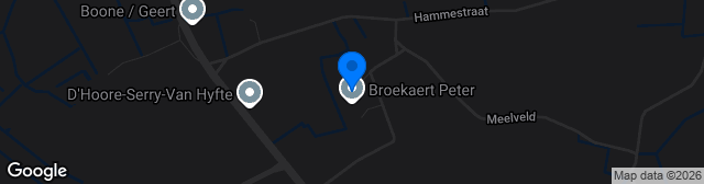 Map showing Klein Kouterken Terrain 1