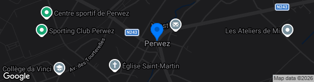Map showing Complex Sp. Perwez