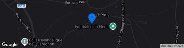 Map showing Terrain Rue des Produits