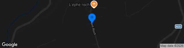 Map showing Stade St Roch