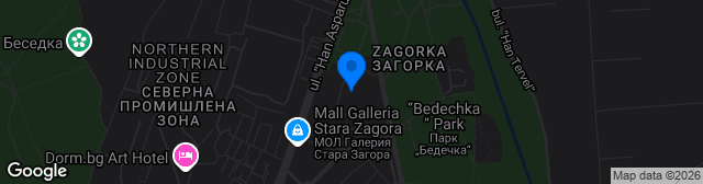 Map showing Stadion Lokomotiv