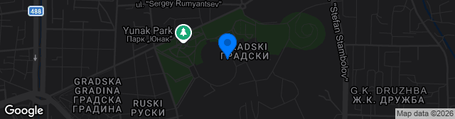 Map showing Stadion Hadzhi Dimitar
