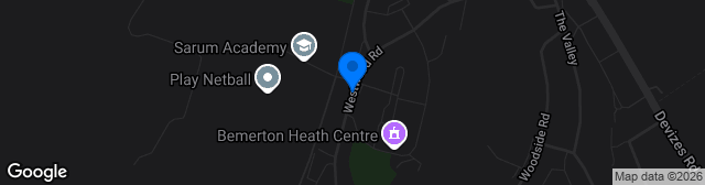 Map showing Westwood Recreation Ground