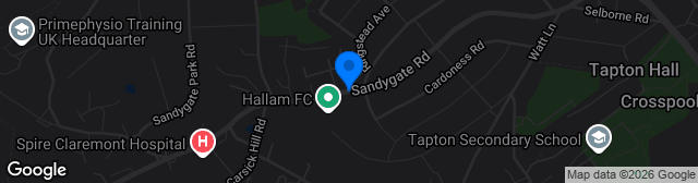 Map showing Sandygate Road