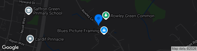 Map showing Rowley Lane