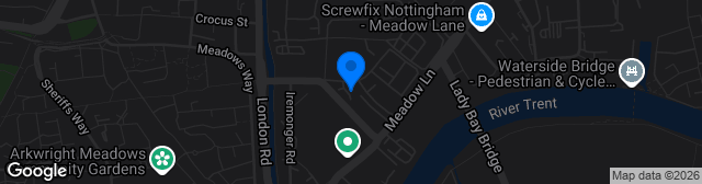 Map showing The Stag Ground