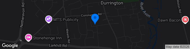 Map showing The Dell