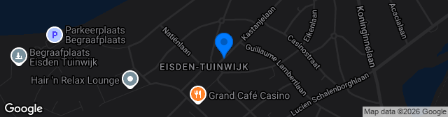 Map showing Stadion Kastanjelaan