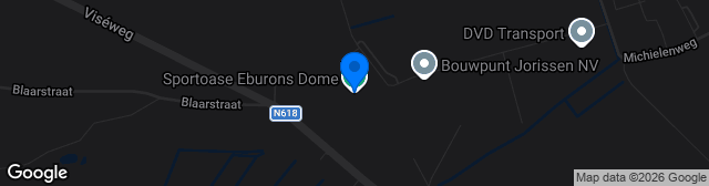 Map showing SportOase Eburons Dome