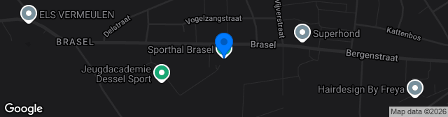 Map showing Sportpark De Wouwer