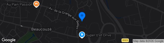 Map showing Stade Jacques Aubineau 1