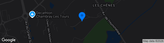 Map showing Stade du Breuil 2