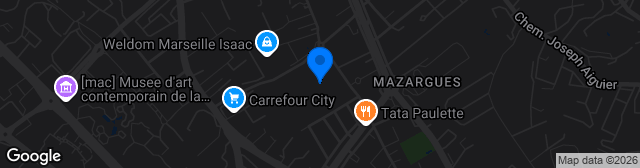 Map showing Stade Paul Le Cesne