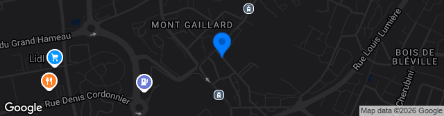 Map showing Stade Du Mont Gaillard