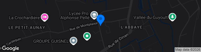 Map showing Stade Pierre de Coubertin 1