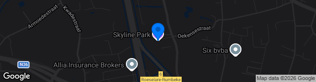Map showing Skyline Arena