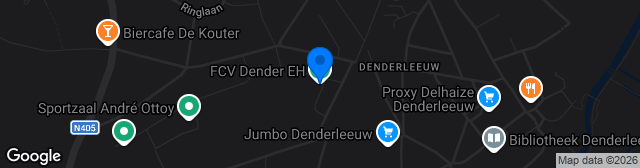 Map showing DENDER Football Complex