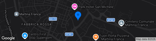 Map showing Stadio Gian Domenico Tursi