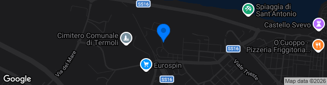 Map showing Stadio Gino Cannarsa