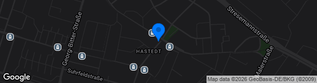 Map showing Kunstrasenplatz SPA Hastedt