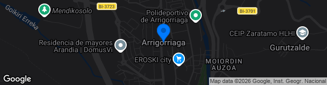 Map showing Estadio Santo Cristo